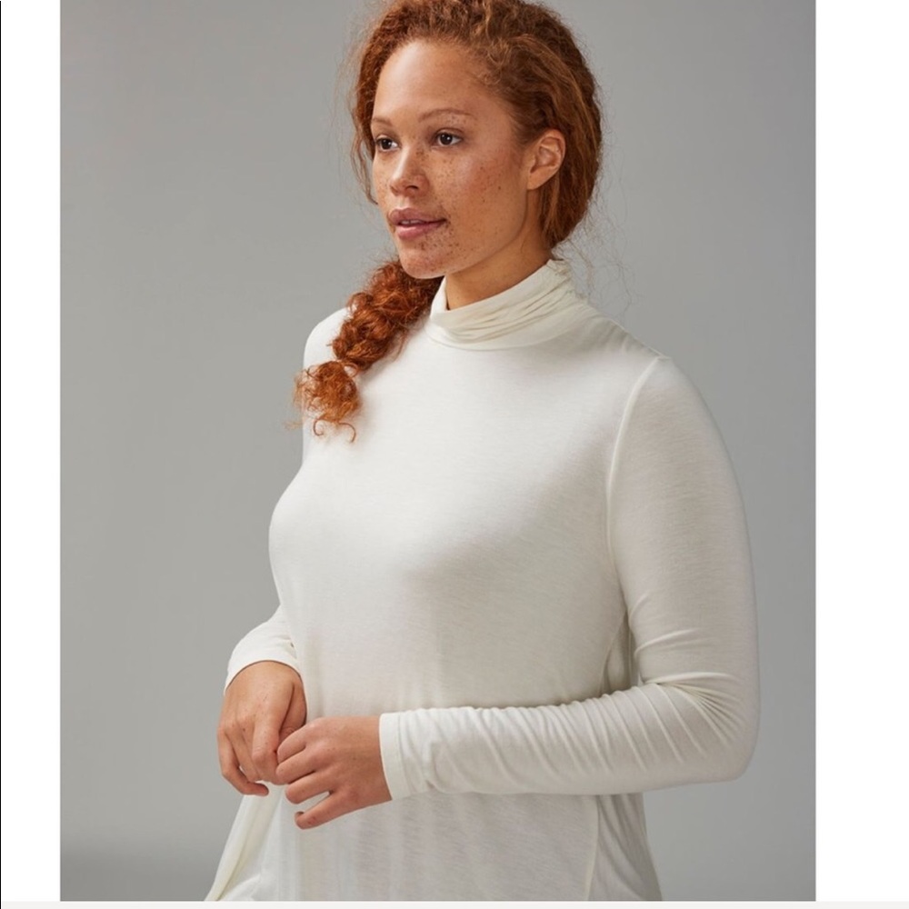 Lane Bryant Bianca white swing turtleneck 18 20 - Picture 3 of 6